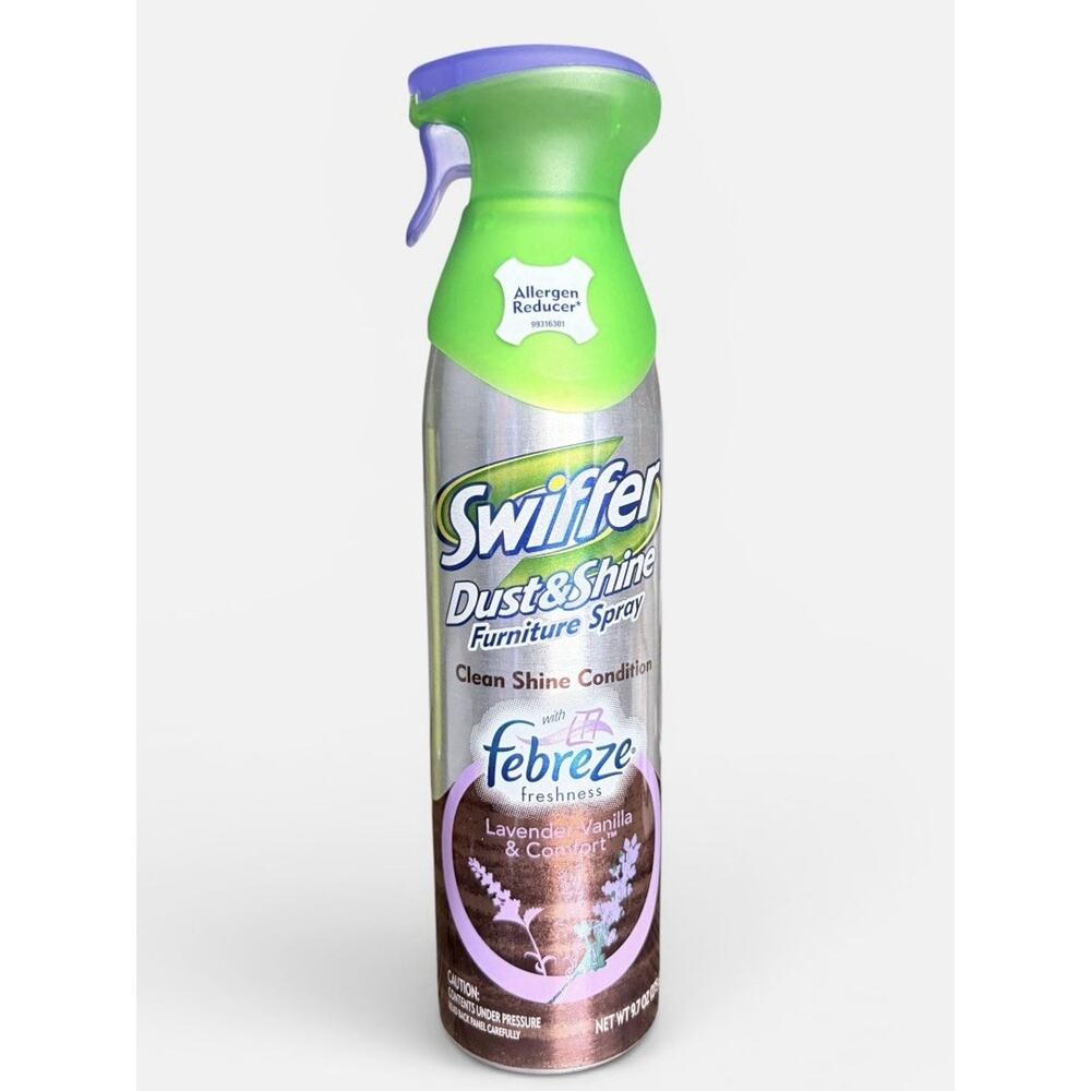 Swiffer Dust And Shine Lavender Vanilla & Comfort Spray 9.7 OZ Discontinued